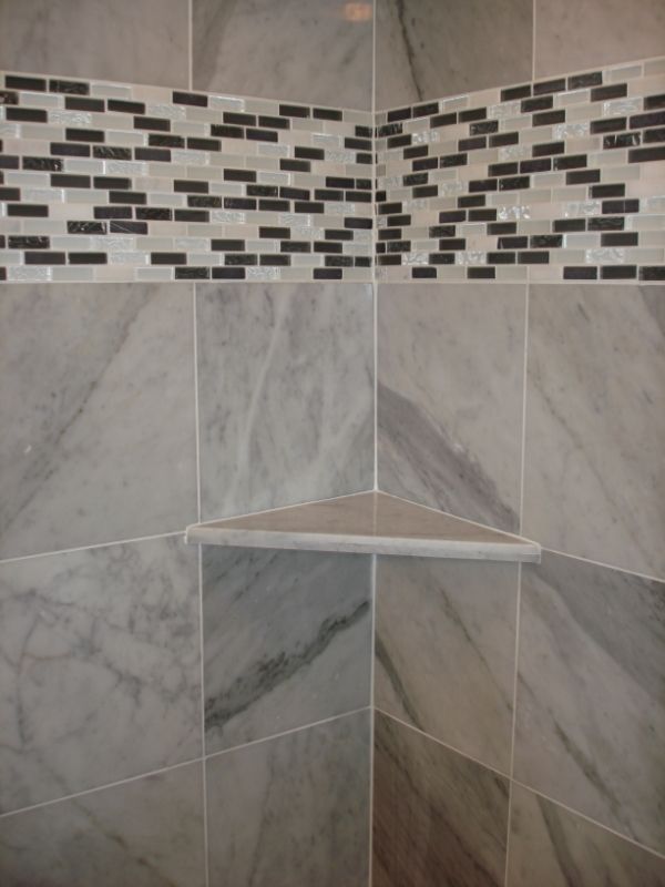 Glass Mosaic Installation Renton WA. Marble installation Seattle,Renton,Bellevue WA.