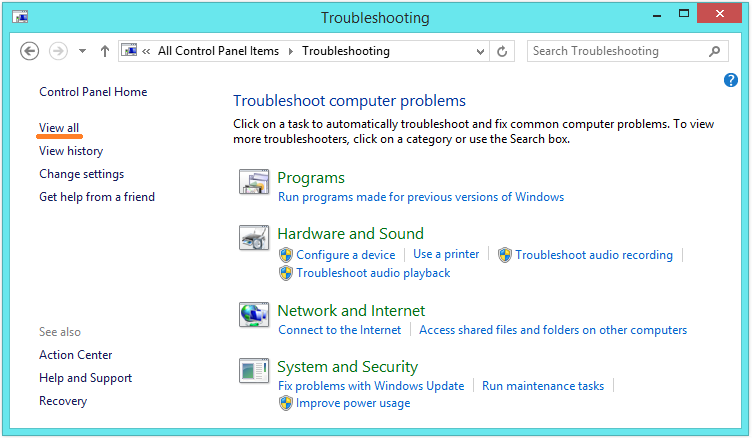 Error 80072EFE - Control Panel - Troubleshooting - View all -- Windows Wally