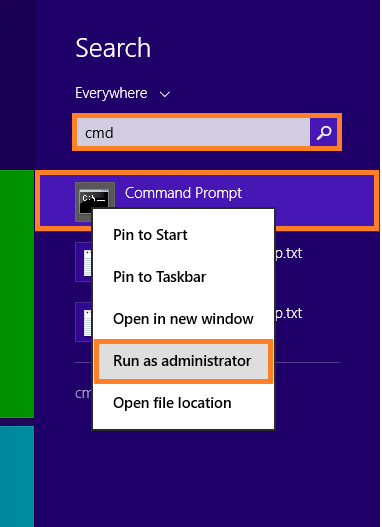 Windows 8 Update - Command Prompt - Administrator -- Windows Wally