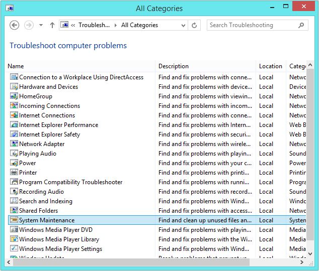 Windows 8.1 Speed - Troubleshooting - System Maintenance -- Windows Wally