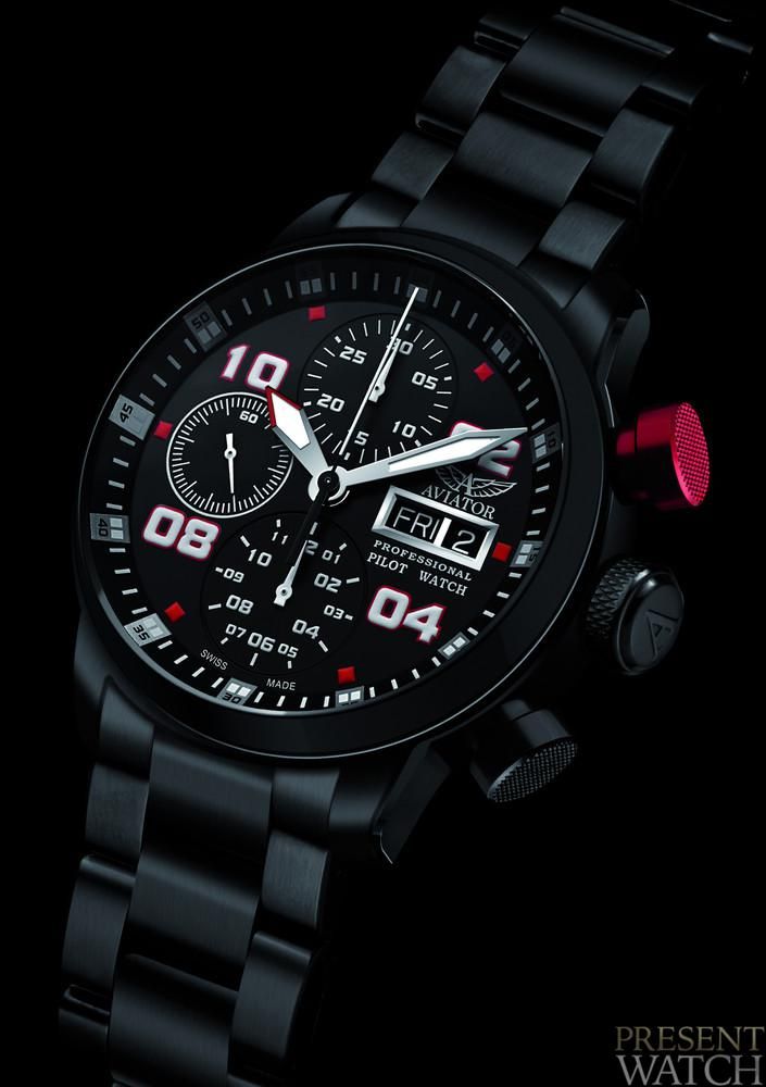 aviator hybrid watch