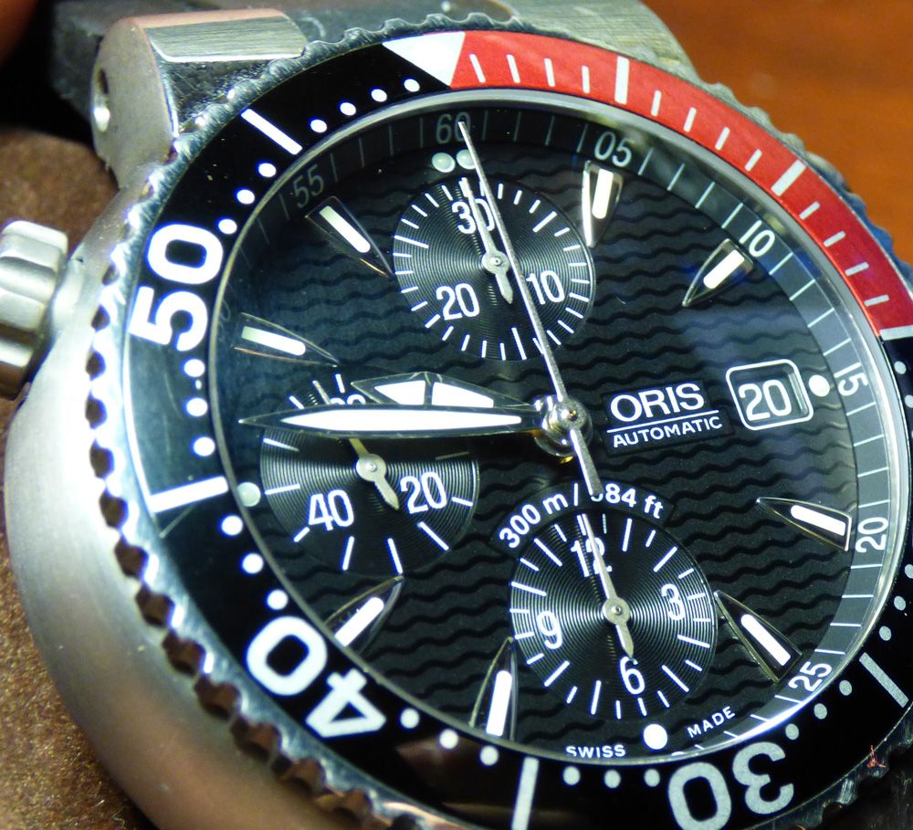 oris divers chronograph