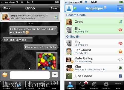 Ipod Touch Yahoo Messenger. eBuddy Pro Messenger v4.3.1