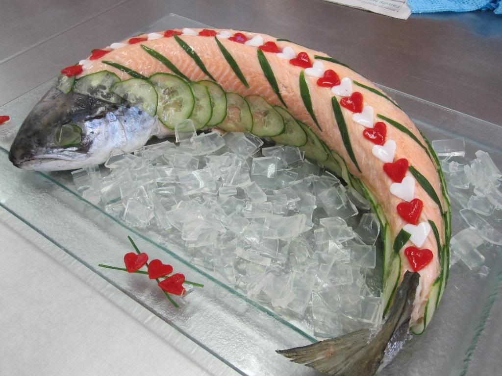 Dressed salmon