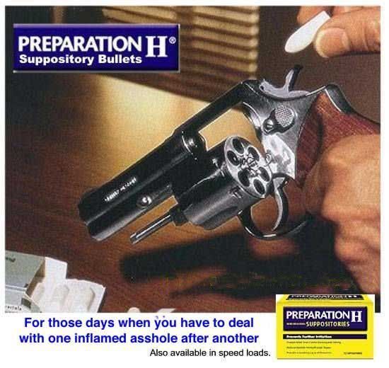 preparation h suppository bullets