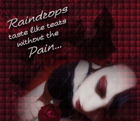 raindrops taste like tears without the pain