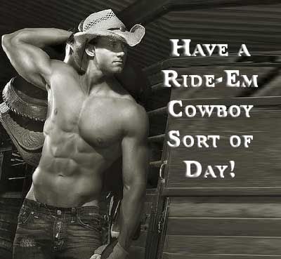have a ride em cowboy sort of day sexy cowboy