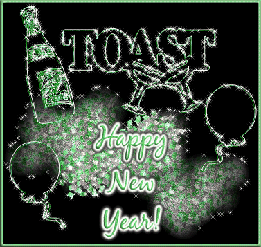 toast happy new year