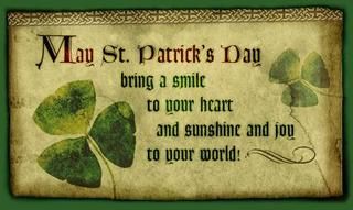 may st patricks day bring a smile to your heart and sunshine and joy to your world