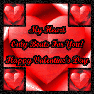 my heart only beats for you happy valentines day