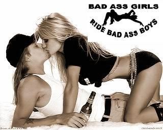 bad ass girls ride bad ass boys