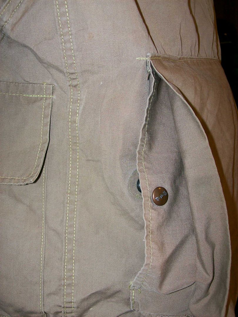 vtg 40s DUXBAK UPLAND POPLIN COTTON FLY FISHING JACKET, UNIQUE & RARE 