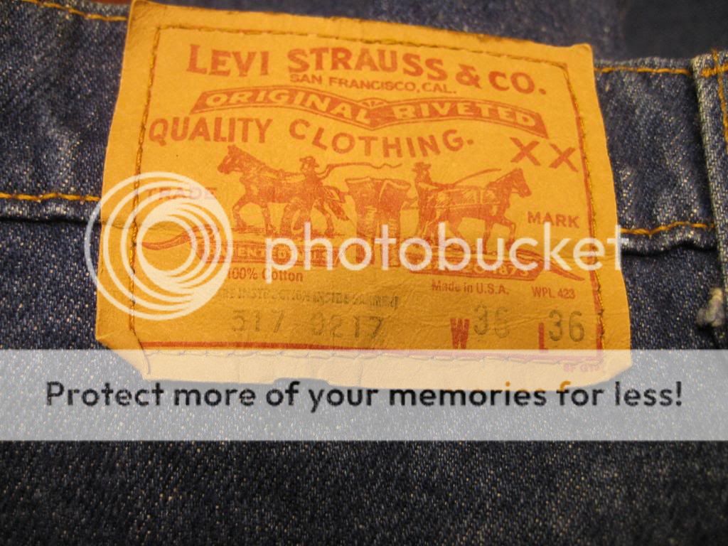 2254 Vintage Used 517 bootcut flare jeans 36x36 levis  