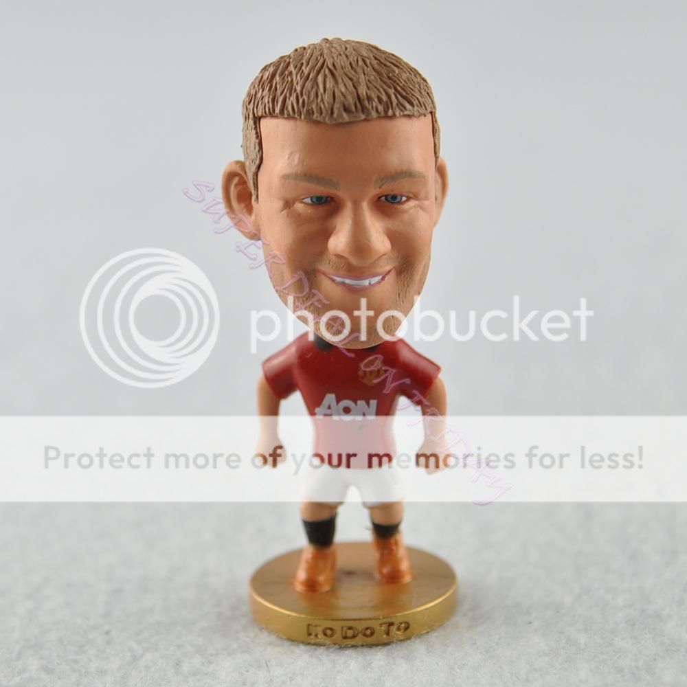New Manchester United Wayne Rooney Toy Figure Doll Soccer Football Souvenir