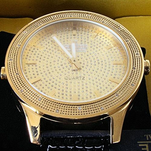 Mens 20 Diamond Watch House Of Diamonds Oversized Reversible Big 