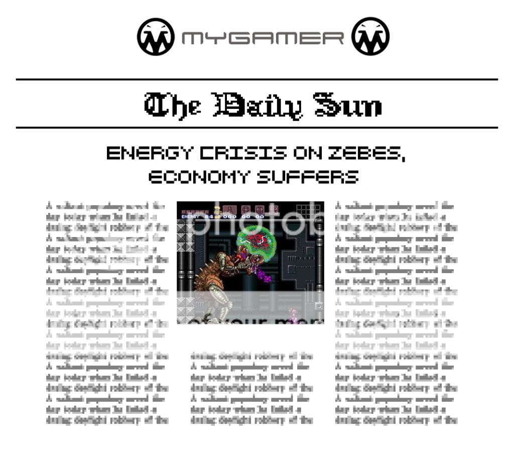 MyGamer Daily Sun - Super Metroid